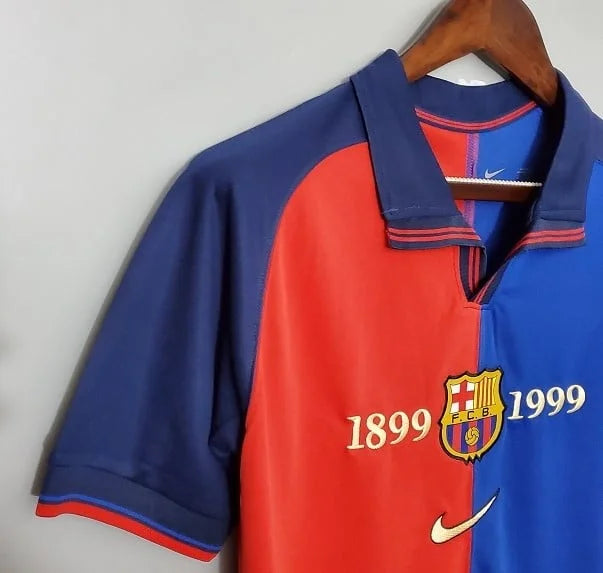Barcelona 1999-00 Home | Retro Jersey - Image 3