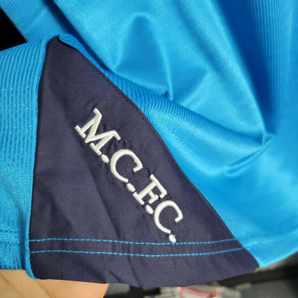 Manchester City 1999-00 Home | Retro Jersey - Image 6