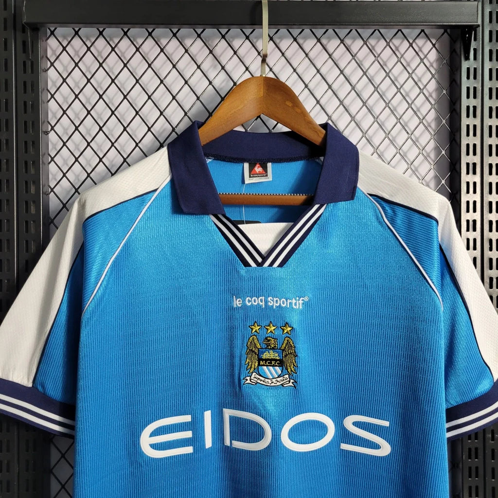 Manchester City 1999-00 Home | Retro Jersey - Image 2