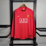 Manchester United 2007-08 Home Full Sleeve | Retro Jersey