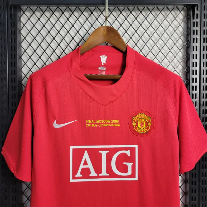 Manchester United 2007-08 Home | Retro Jersey - Image 3