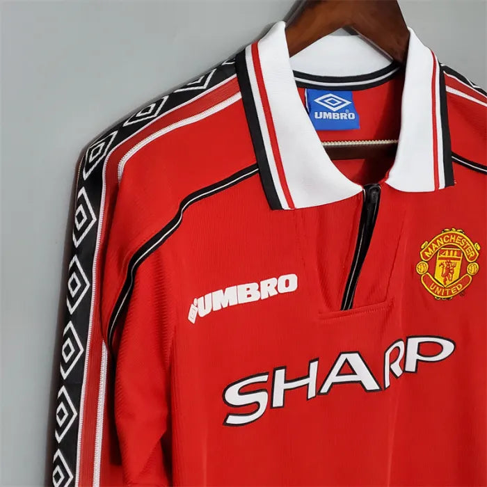 Manchester United 1998-99 Home Full Sleeve | Retro Jersey - Image 3